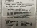Cobalt ORION Complete Amplifier Installation Kit 4 Gauge COKIT4