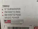 Mtx Thunder TR4512-04 12 Inch Car Woofer 500 Watts PAIR