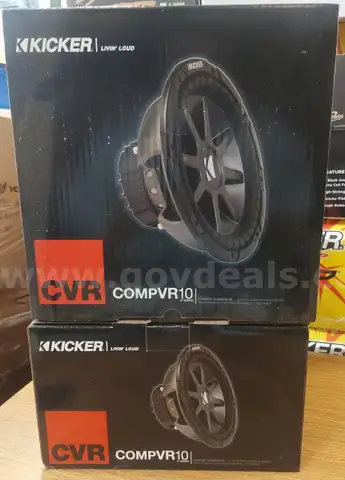 KICKER 10CVR104 10 INCH CAR WOOFER PAIR