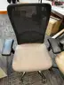 3 Adjustable height desk chairs with wheels