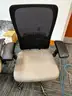 3 Adjustable height desk chairs with wheels