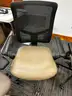 3 Adjustable height desk chairs with wheels