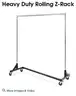 Garment Racks - Rolling Z- Racks (4)