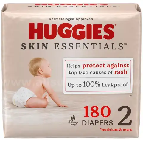 Huggies Size 2 Diapers Skin Essentials Baby Diapers Size