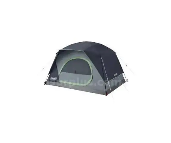 Coleman Skydome Tent with 5 Minute Setup, 2/4/6/8 Person Weatherproof Tent with Rainfly &#x26; Carry Bag, 20% More Headroom