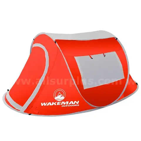Pop-up Tent 2 Person Water Resistant Barrel Style Tent