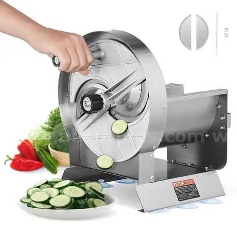 VEVOR Manual Vegetable Fruit Slicer 0-0.5&#x22;/0-12mm