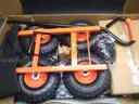 VEVOR 400lbs Steel Garden Dump Cart Heavy Duty Garden