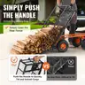 VEVOR 400lbs Steel Garden Dump Cart Heavy Duty Garden