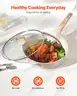 VEVOR 19 Piece Pots and Pans Set Nonstick, Granite Cookware