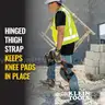 Klein Tools 60491 Hinged Knee Pads, Heavy Duty Gel Foam