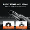 VEVOR 1/2&#x22; Drive Impact Socket Set 65 Piece SAE 3/8&#x22; to