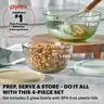 Pyrex Colors Tinted 6-PC Full Set Small/Medium/Large Glass
