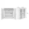 Teamson Home Connor 22.24&#x22; x 25.0&#x22; Removable Wall Cabinet, White