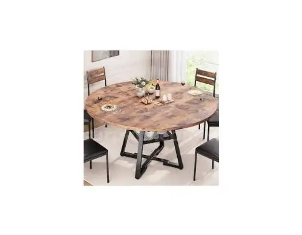 Jocoevol 51&#x27;&#x27; Round Dining Table for 6Kitchen Dining Room