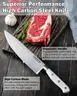 Cook N Home Kitchen Knife Set with Bamboo Storage Block