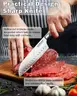 Cook N Home Kitchen Knife Set with Bamboo Storage Block