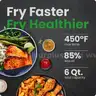 Chefman Air Fryer 6 QT Compact Airfryer for Quick Easy