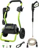 Greenworks 2000 PSI (13 Amp) Electric Pressure Washer (Wheels For Transport / 20 FT Hose / 35 FT Power Cord)