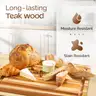 Yes4All Durable Teak Cutting Boards for Kitchen16.5&#x27;&#x27;L x