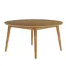 PlankBeam Mid Century Modern Coffee Table 36 Inch Wood