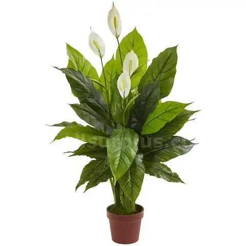 Nearly Natural 42 Spathiphyllum Artificial (Real Touch)