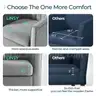 LINSY Swivel Accent Chair with Ottoman Small Velvet Barrel