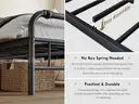 ZIYOO Metal Queen Size Bed Frame with Headboard and