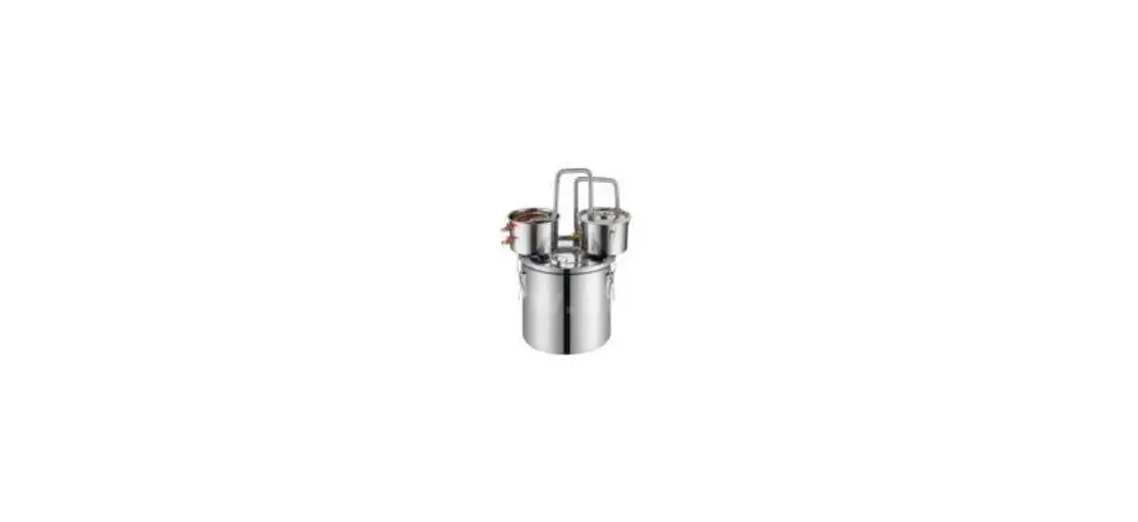 VEVOR Alcohol Still with Thumper Keg 13.2Gal / 50L Alcohol Distiller Distillery Kit for Alcohol with Copper Tube