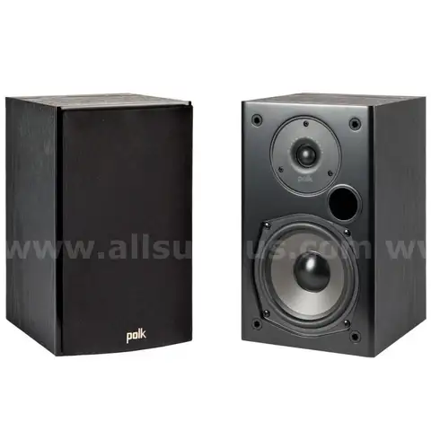 Polk Audio T15 Home Theater and Stereo Bookshelf Speakers
