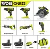 ONE 18-Volt Cordless 6-Tool Combo Kit with (2) Batteries 18-Volt Charger and Bag