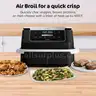 Ninja Foodi 6-in-1 FlexBasket Air Fryer with 7-QT MegaZone &#x26; Basket Divider for Large Proteins &#x26; Full Meals