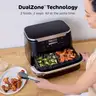Ninja Foodi 6-in-1 FlexBasket Air Fryer with 7-QT MegaZone &#x26; Basket Divider for Large Proteins &#x26; Full Meals