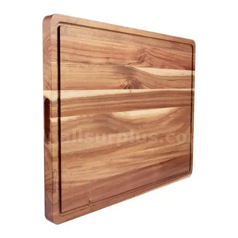 Large Acacia Wood Cutting Boards for Kitchen 24 x 18 Inch