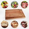 Large Acacia Wood Cutting Boards for Kitchen 24 x 18 Inch