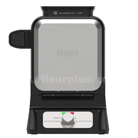 Ninja BW1001 NeverStick PRO Belgian Waffle Maker Vertical