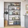 SONGMICS 5-Tier Storage Unit Wire Shelving Kitchen Metal