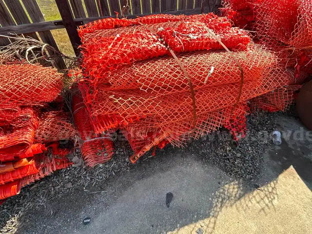 Plastic Construction Orange Fencing