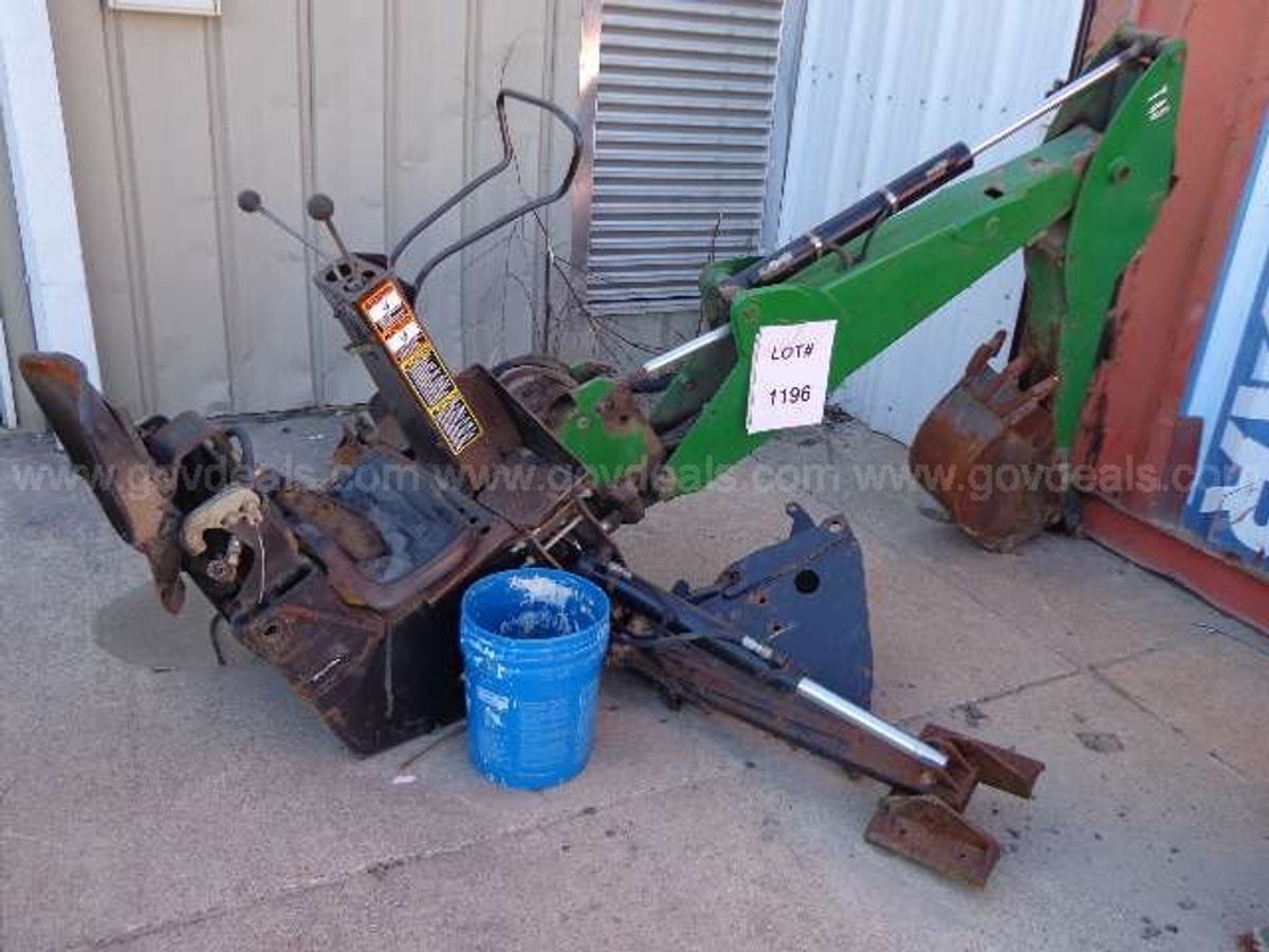 John Deere 48 Backhoe Attachment Govdeals 5089