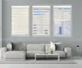 ShadesU Cordless Zebra Blinds for Windows Light Filtering