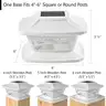 Davinci Lighting Flexfit Solar Outdoor Post Cap Lights