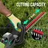 Litheli 20V Cordless Hedge Trimmer 20 Inch Power Hedge
