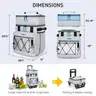TOURIT 75 Can Rolling Cooler Detachable Double Deck Beach