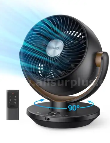 Dreo Fan for Bedroom Desk Air Circulator Fan with Remote