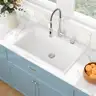 Sarlai 33 Inch Composite Granite Kitchen Sink Drop In