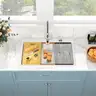 Sarlai 33 Inch Composite Granite Kitchen Sink Drop In
