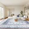 AMADA HOMEFURNISHING 9ft x 12ft Low-Profile Large Area Rug