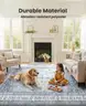 AMADA HOMEFURNISHING 9ft x 12ft Low-Profile Large Area Rug