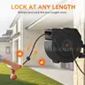 NEOTEC Retractable Garden Hose Reel 5/8 inch x 90ft - Wall