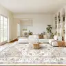 AMADA HOMEFURNISHING 9ft x 12ft Low-Profile Large Area Rug